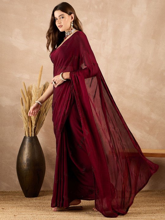 Satin Designer Saree 3