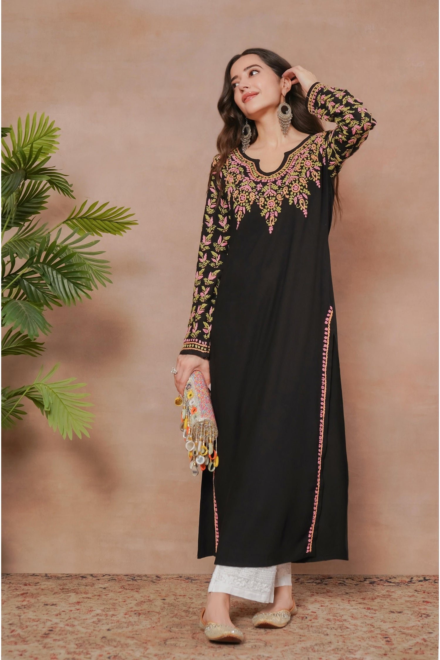 Rayon Cotton - Black