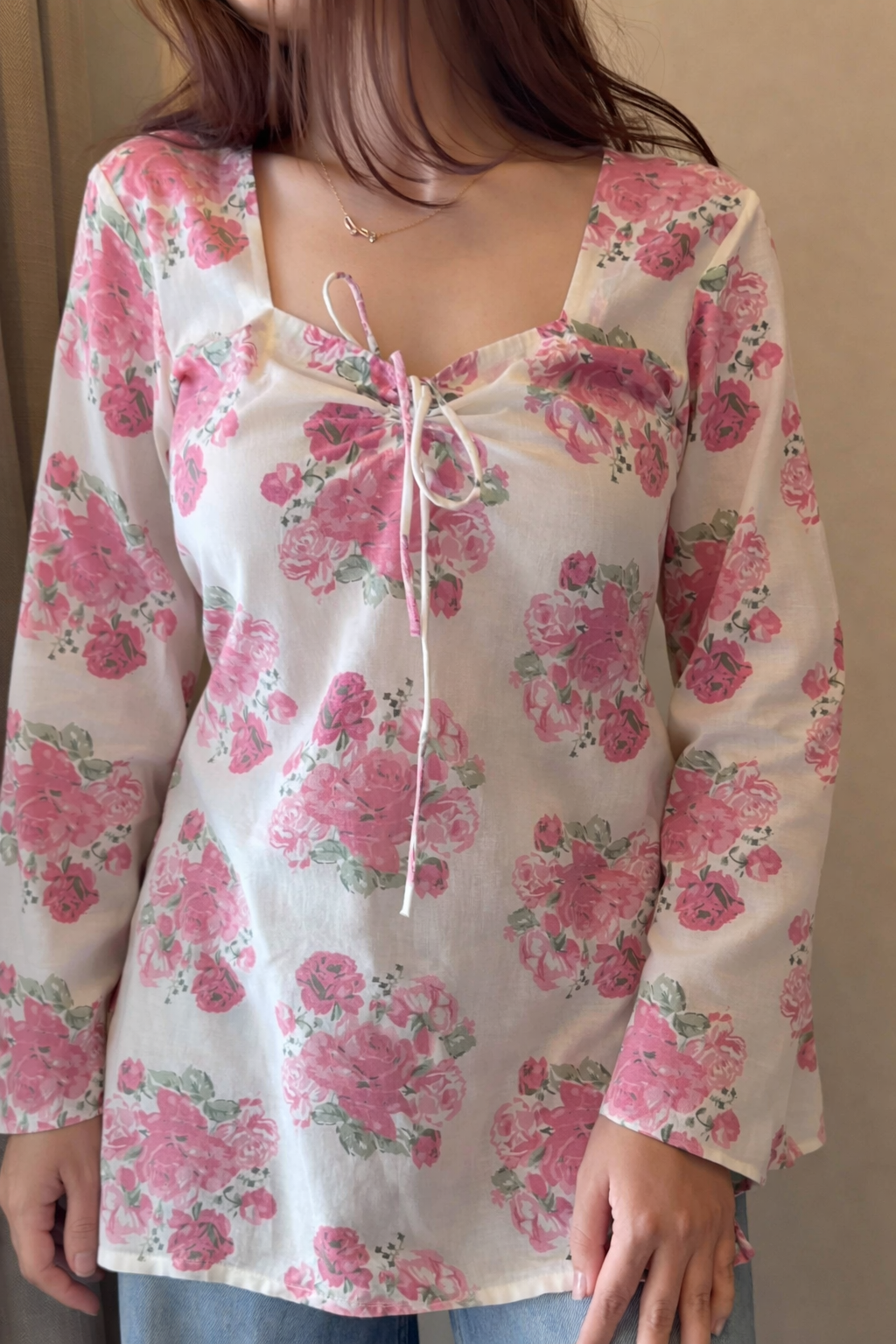 Vrinda Pink Corset Back Kurti
