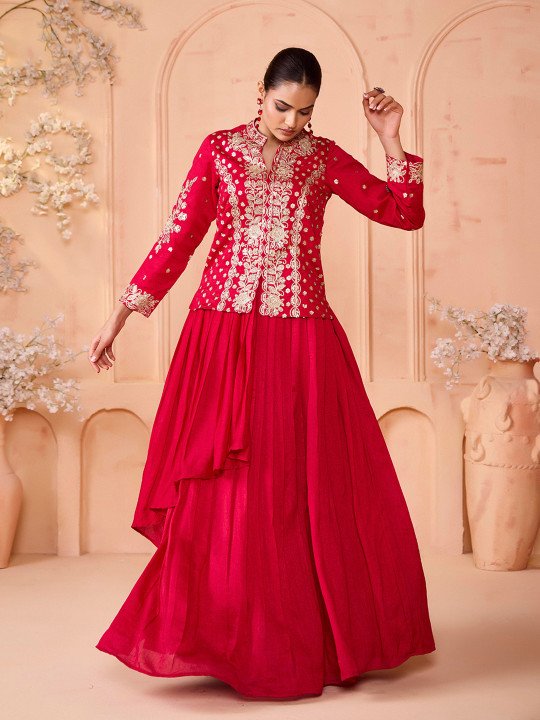 Embroidered Ready To Wear Lehenga & Choli